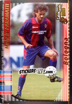 Sticker M. Paramatti - Calcio Cards 2002-2003 n. 11 - Panini