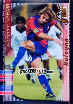 Sticker G. Signori - Calcio Cards 2002-2003 n. 17 - Panini