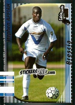 Sticker S. Appiah - Calcio Cards 2002-2003 - Panini