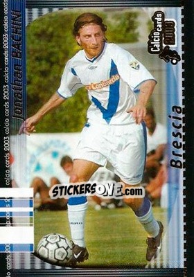 Sticker J. Bachini - Calcio Cards 2002-2003 n. 25 - Panini