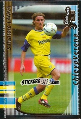 Figurina S. Lanna - Calcio Cards 2002-2003 - Panini