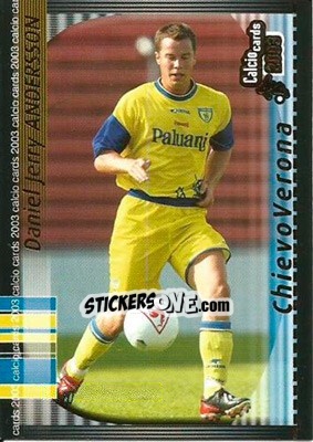 Figurina D. Jerry Andersson - Calcio Cards 2002-2003 - Panini