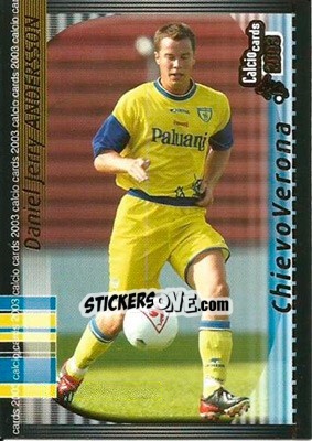 Cromo D. Jerry Andersson - Calcio Cards 2002-2003 n. 32 - Panini