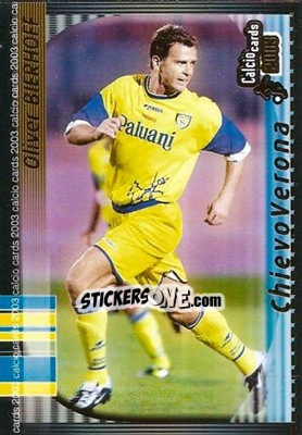 Sticker O. Bierhoff - Calcio Cards 2002-2003 n. 35 - Panini