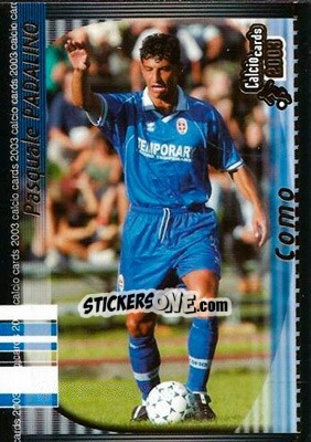 Sticker P. Padalino - Calcio Cards 2002-2003 n. 38 - Panini