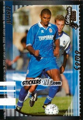 Figurina Juarez - Calcio Cards 2002-2003 - Panini