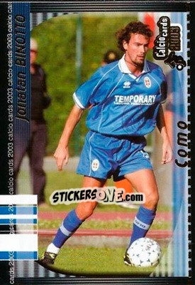 Sticker J. Binotto - Calcio Cards 2002-2003 n. 40 - Panini