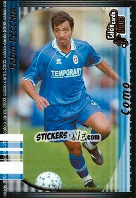 Sticker F. Pecchia - Calcio Cards 2002-2003 n. 41 - Panini