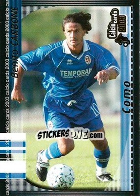 Sticker B. Carbone - Calcio Cards 2002-2003 n. 44 - Panini