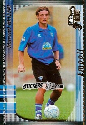 Sticker M. Belleri - Calcio Cards 2002-2003 n. 49 - Panini
