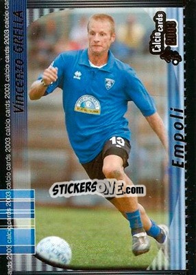 Sticker V. Grella - Calcio Cards 2002-2003 - Panini