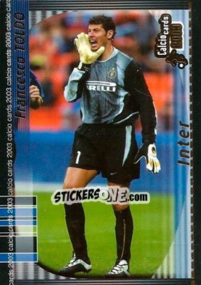 Figurina F. Toldo - Calcio Cards 2002-2003 - Panini