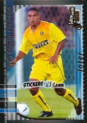 Sticker Ivan Ramiro Cordoba - Calcio Cards 2002-2003 n. 57 - Panini