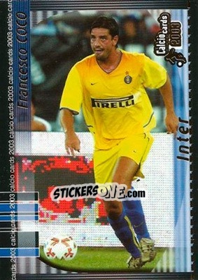 Sticker F. Coco - Calcio Cards 2002-2003 n. 58 - Panini