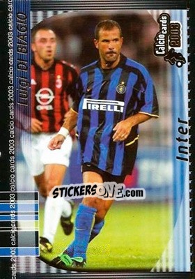 Sticker Luigi Di Biagio - Calcio Cards 2002-2003 n. 60 - Panini
