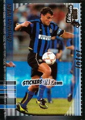 Sticker Christian Vieri - Calcio Cards 2002-2003 - Panini