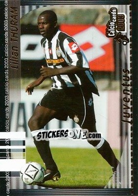 Sticker Lilian Ulien Thuram - Calcio Cards 2002-2003 n. 65 - Panini