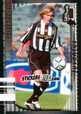Sticker Pavel Nedved - Calcio Cards 2002-2003 n. 68 - Panini
