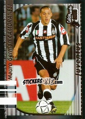 Sticker Mauro German Camoranesi - Calcio Cards 2002-2003 n. 69 - Panini