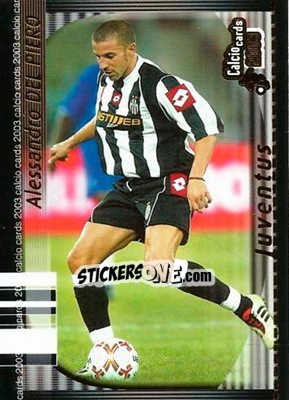 Sticker Alessandro Del Piero - Calcio Cards 2002-2003 n. 70 - Panini