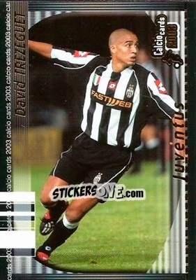 Sticker David Trezeguet - Calcio Cards 2002-2003 n. 72 - Panini