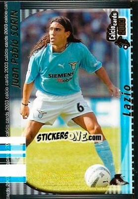Sticker J. Pablo Sorin - Calcio Cards 2002-2003 n. 75 - Panini