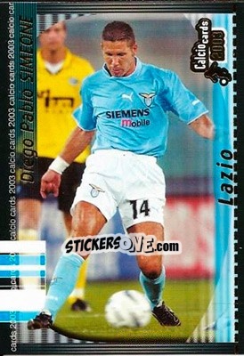 Sticker D. Pablo Simone - Calcio Cards 2002-2003 n. 76 - Panini