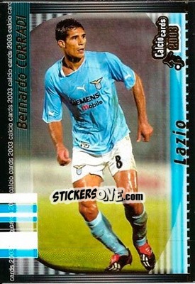 Sticker B. Corradi - Calcio Cards 2002-2003 n. 80 - Panini
