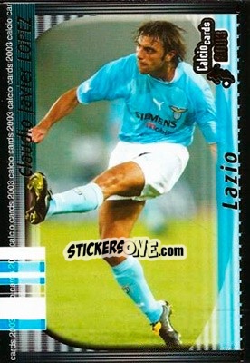 Sticker C. Javier Lopez - Calcio Cards 2002-2003 n. 81 - Panini