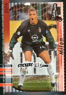 Sticker Dida Nelson De Silva - Calcio Cards 2002-2003 n. 82 - Panini