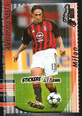 Sticker A. Nesta - Calcio Cards 2002-2003 n. 84 - Panini