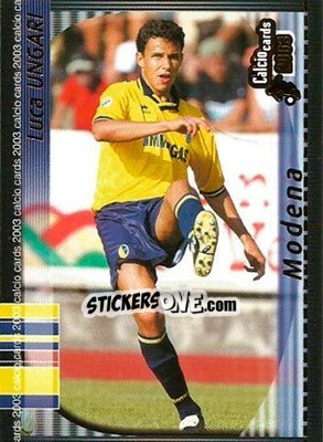 Sticker L. Ungari - Calcio Cards 2002-2003 n. 93 - Panini