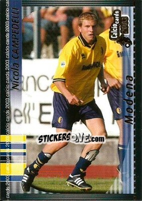 Sticker N. Campedelli - Calcio Cards 2002-2003 n. 97 - Panini