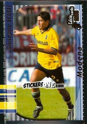Sticker G. Sculli - Calcio Cards 2002-2003 n. 98 - Panini