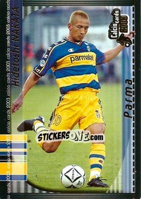 Sticker Hidetoshi Nakata - Calcio Cards 2002-2003 n. 106 - Panini