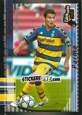 Sticker A. Mutu - Calcio Cards 2002-2003 n. 108 - Panini