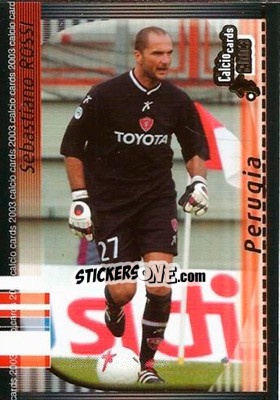 Sticker S. Rossi - Calcio Cards 2002-2003 - Panini