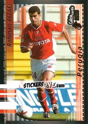 Sticker R. Rezaei - Calcio Cards 2002-2003 - Panini