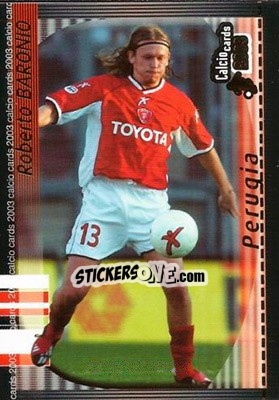 Sticker R. Baronio - Calcio Cards 2002-2003 n. 114 - Panini