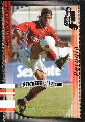 Sticker M. Blasi - Calcio Cards 2002-2003 n. 115 - Panini