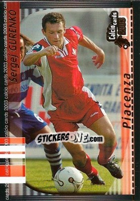 Figurina Sergej Gurenko - Calcio Cards 2002-2003 - Panini