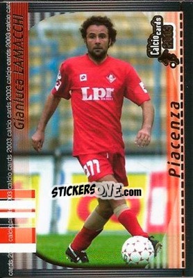 Sticker G. Lamacchi - Calcio Cards 2002-2003 n. 120 - Panini