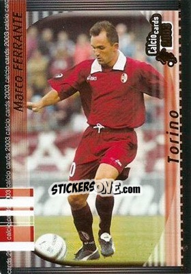 Sticker M. Ferrante - Calcio Cards 2002-2003 n. 153 - Panini