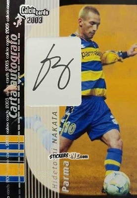 Sticker Hidetoshi Nakata - Calcio Cards 2002-2003 n. A3 - Panini