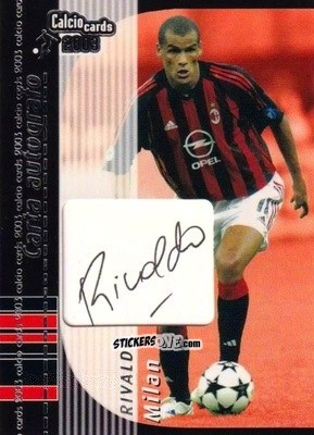 Sticker Rivaldo Vitor Borba Ferreira - Calcio Cards 2002-2003 n. A5 - Panini