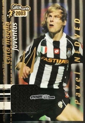 Sticker Pavel Nedved - Calcio Cards 2002-2003 n. CM4 - Panini
