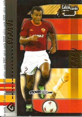 Sticker Cafu - Calcio Cards 2002-2003 n. G2 - Panini