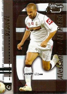 Sticker Del Piero - Calcio Cards 2002-2003 n. G4 - Panini