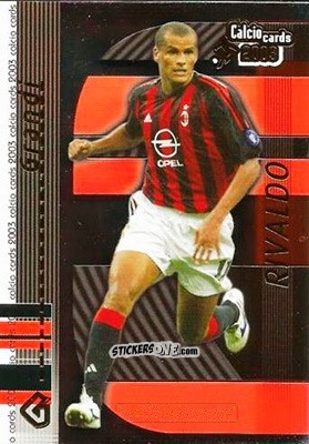Sticker Rivaldo - Calcio Cards 2002-2003 n. G6 - Panini