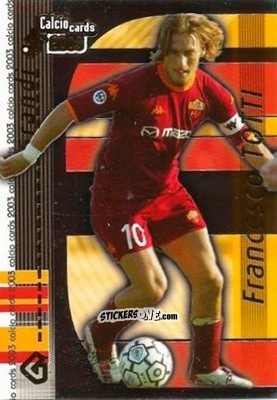 Sticker Totti - Calcio Cards 2002-2003 n. G8 - Panini